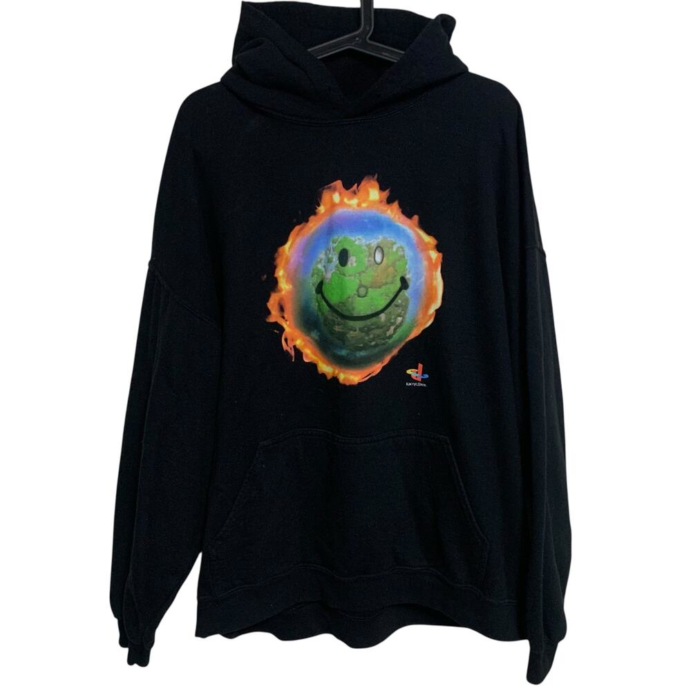 Cactus Jack By Travis Scott World Hoodie x Playstation x Fortnite Mens Size XL